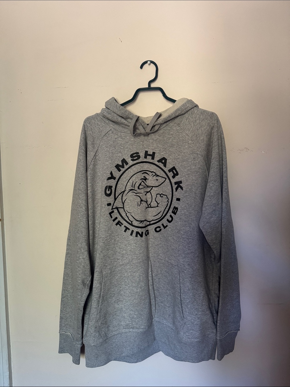 Gymshark Men's Gray Lifting Club Zip-Up Hoodie